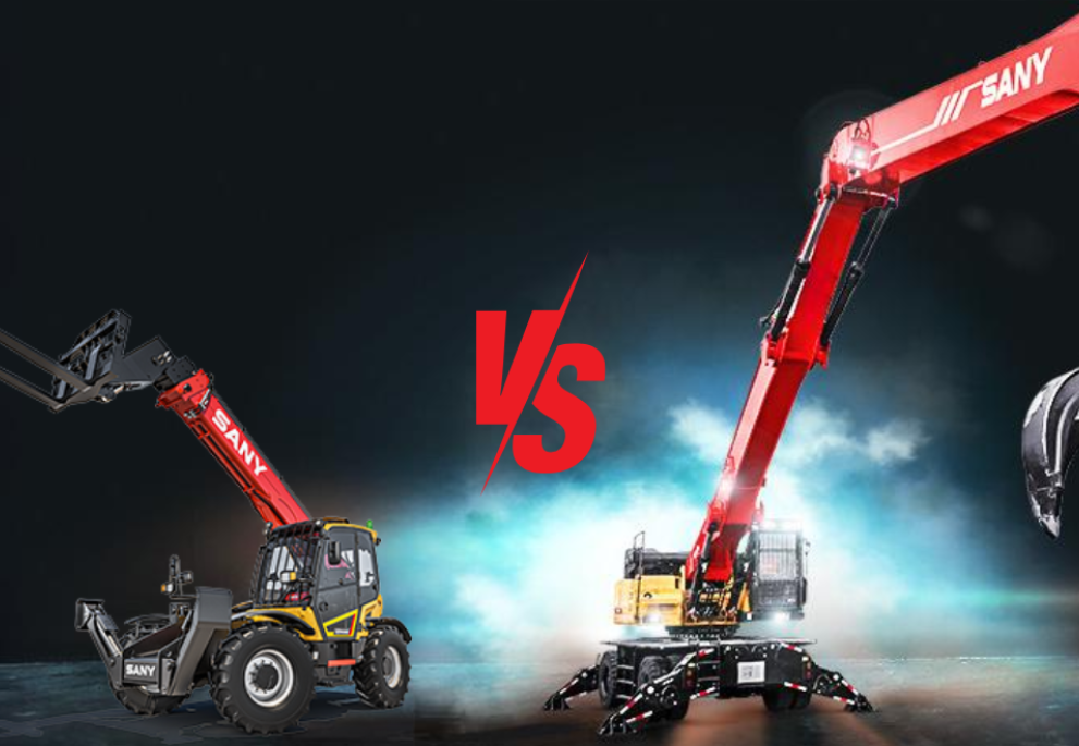 Material Handler vs. Telehandler: What’s the Difference? 